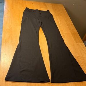Fabletics Black Flared Yoga Pants NWOT